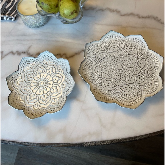2 Pc Set Metal Wall Decor by Bungalow Rose - Picture 1 of 9